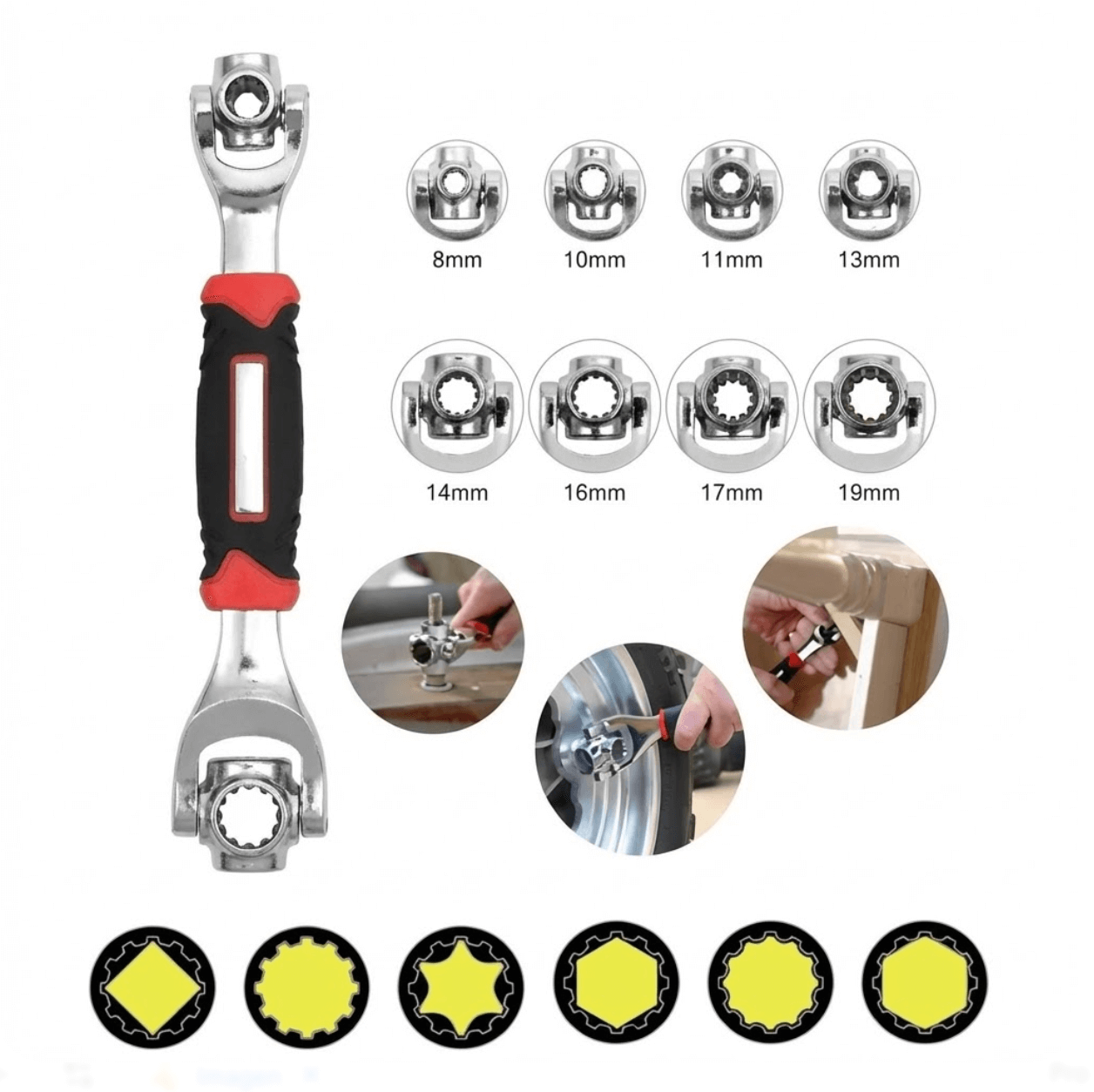 La Última Llave que Necesitarás: Herramienta Definitiva 48-en-1 (Giro 360°)