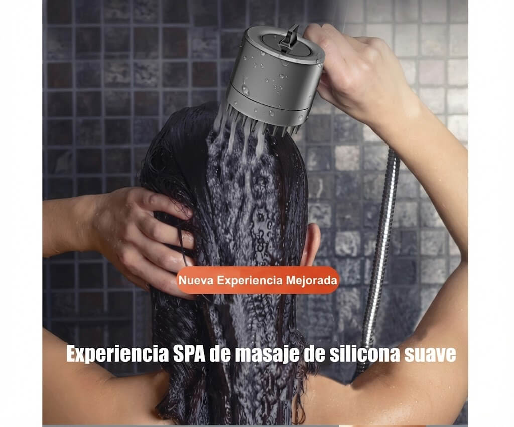 Ducha Alta presion Masajeadora 3 en 1