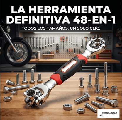 La Última Llave que Necesitarás: Herramienta Definitiva 48-en-1 (Giro 360°)