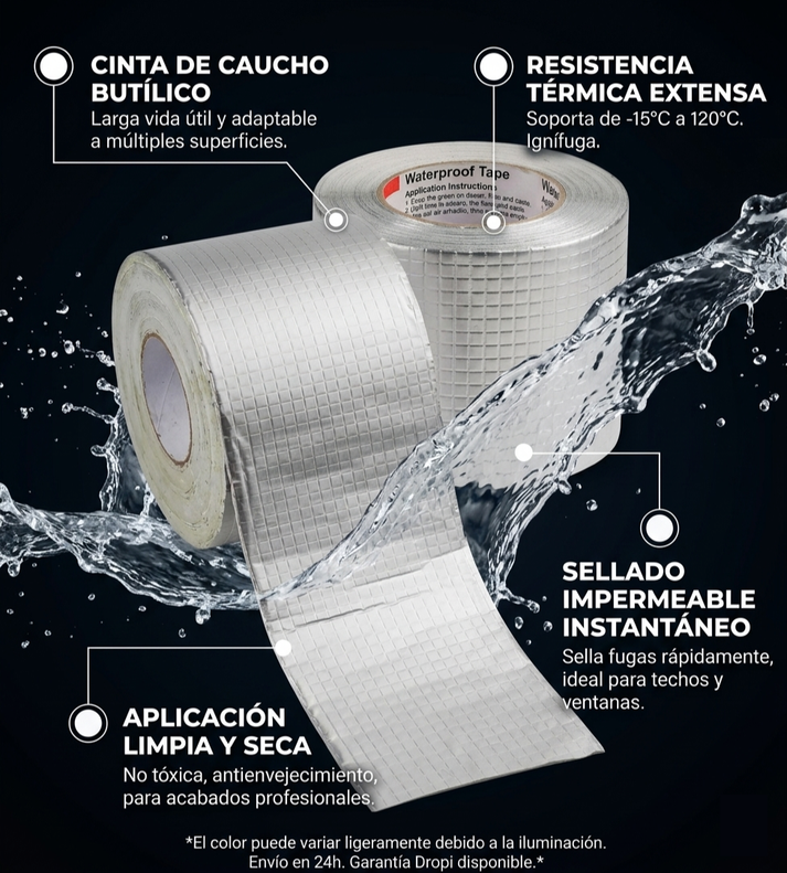 Cinta Selladora Impermeable