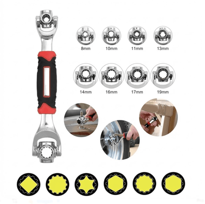 La Última Llave que Necesitarás: Herramienta Definitiva 48-en-1 (Giro 360°)