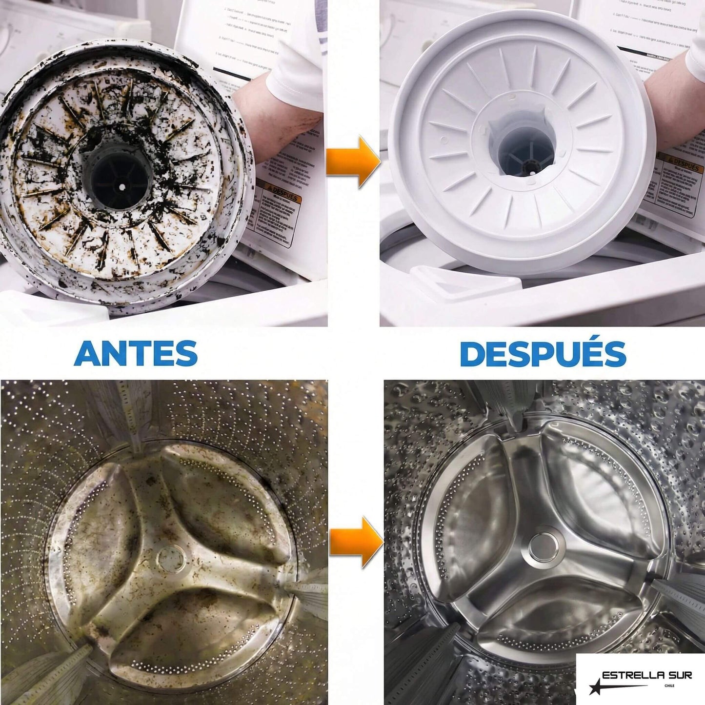 Pack Pastillas Limpia Lavadora -  Deja tu lavadora como nueva