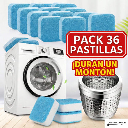 Pack Pastillas Limpia Lavadora -  Deja tu lavadora como nueva