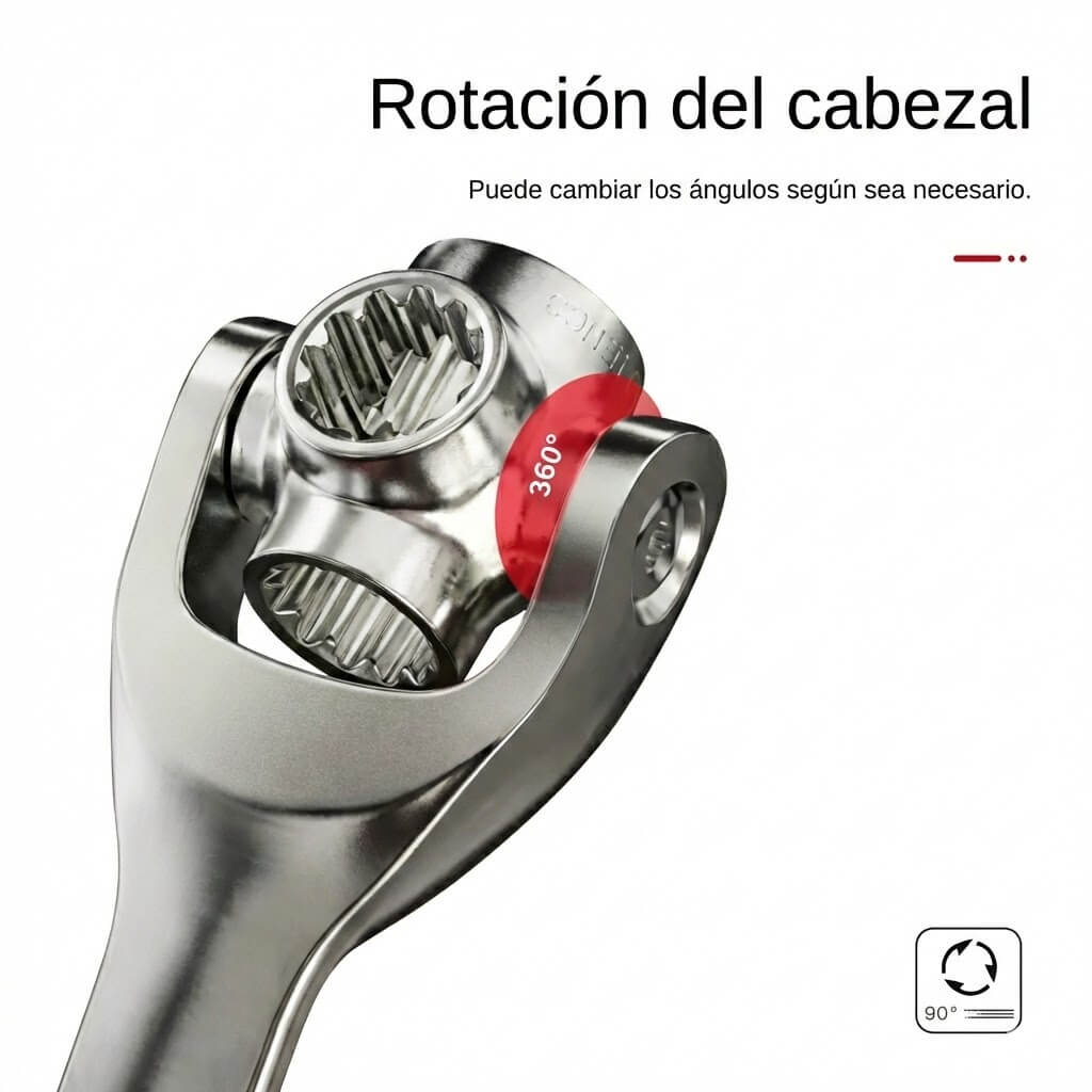 La Última Llave que Necesitarás: Herramienta Definitiva 48-en-1 (Giro 360°)